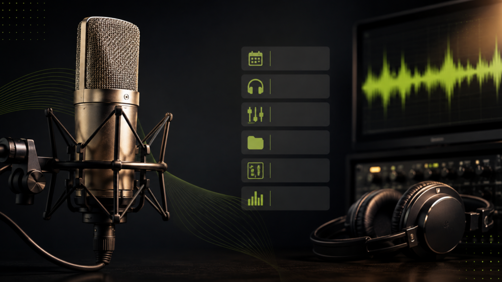 CPR STUDIOのレコーディングスタジオ利用FAQを表現したアイキャッチ画像